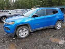 Jeep salvage cars for sale: 2022 Jeep Compass Latitude