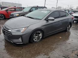 Salvage cars for sale at Chicago Heights, IL auction: 2020 Hyundai Elantra SEL