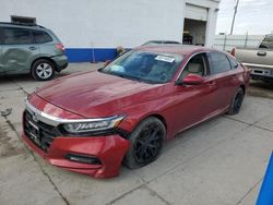 Salvage cars for sale at Farr West, UT auction: 2018 Honda Accord EXL