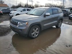 Salvage cars for sale from Copart Columbus, OH: 2012 Jeep Grand Cherokee Limited