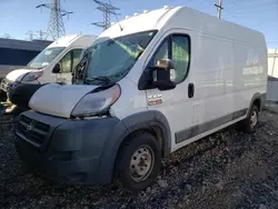 Salvage trucks for sale at Elgin, IL auction: 2016 Dodge RAM Promaster 2500 2500 High