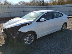 Salvage cars for sale at Augusta, GA auction: 2019 Hyundai Elantra SEL