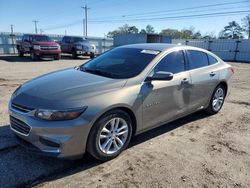 Chevrolet salvage cars for sale: 2018 Chevrolet Malibu LT