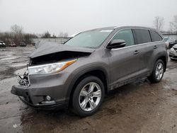 Salvage cars for sale from Copart Columbia Station, OH: 2016 Toyota Highlander Limited