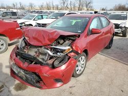 Salvage cars for sale from Copart Bridgeton, MO: 2016 Toyota Corolla L