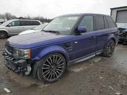 Salvage cars for sale from Copart Duryea, PA: 2010 Land Rover Range Rover Sport LUX