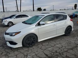 Scion salvage cars for sale: 2016 Scion IM