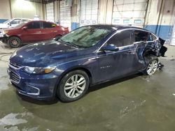 Salvage cars for sale at Woodhaven, MI auction: 2018 Chevrolet Malibu LT