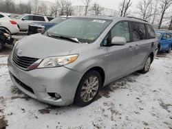 Salvage cars for sale from Copart Central Square, NY: 2011 Toyota Sienna XLE
