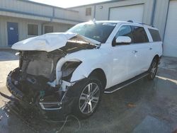 Salvage cars for sale at Houston, TX auction: 2022 Ford Expedition Max Limited
