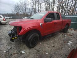 Salvage cars for sale at Candia, NH auction: 2021 Ford F150 Super Cab