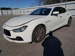 Salvage cars for sale at Dunn, NC auction: 2015 Maserati Ghibli