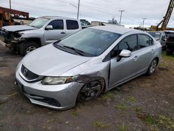 Salvage cars for sale from Copart Kapolei, HI: 2013 Honda Civic LX