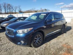 Salvage cars for sale at Spartanburg, SC auction: 2015 Infiniti QX60