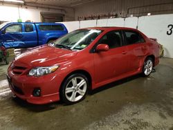 Salvage cars for sale from Copart Candia, NH: 2013 Toyota Corolla Base