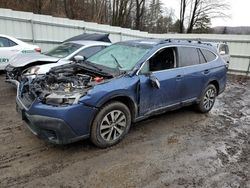 Salvage cars for sale from Copart Center Rutland, VT: 2021 Subaru Outback Premium