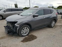 Salvage cars for sale from Copart Miami, FL: 2018 Nissan Rogue S