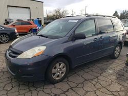 Salvage cars for sale from Copart Woodburn, OR: 2006 Toyota Sienna CE