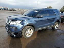 Ford Explorer salvage cars for sale: 2019 Ford Explorer XLT