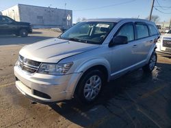 Salvage cars for sale at Chicago Heights, IL auction: 2014 Dodge Journey SE