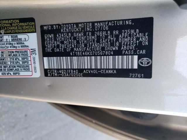 2007 Toyota Camry CE