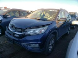 Honda CRV salvage cars for sale: 2015 Honda CR-V EXL