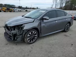 Salvage cars for sale at Dunn, NC auction: 2019 Nissan Sentra S