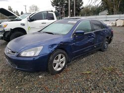 Salvage cars for sale from Copart Graham, WA: 2005 Honda Accord EX