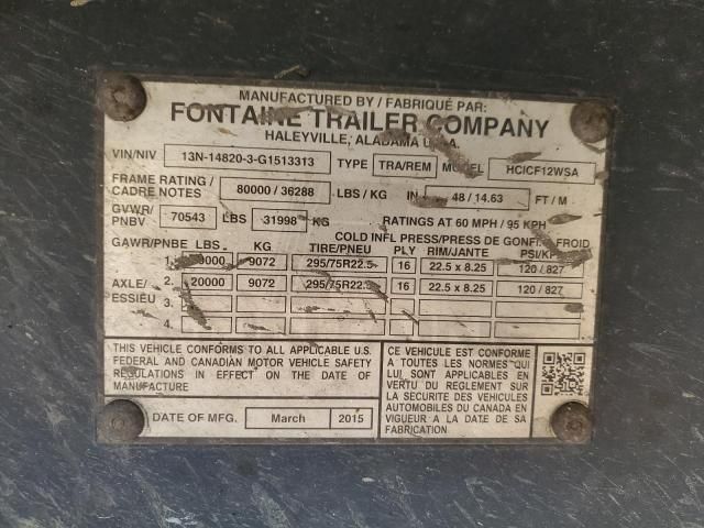 2016 Fontaine Trailer