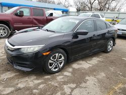 Salvage cars for sale at Wichita, KS auction: 2016 Honda Civic LX