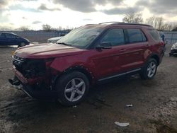 Ford Explorer salvage cars for sale: 2016 Ford Explorer XLT