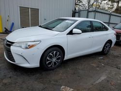 Salvage cars for sale at Austell, GA auction: 2016 Toyota Camry LE