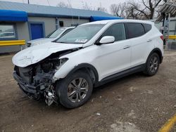 Salvage cars for sale at Wichita, KS auction: 2014 Hyundai Santa FE Sport