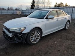 Audi salvage cars for sale: 2016 Audi A6 Technik