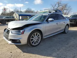 Salvage cars for sale from Copart Wichita, KS: 2016 Audi A4 Premium S-Line