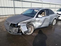 Audi A4 1.8T Quattro salvage cars for sale: 2004 Audi A4 1.8T Quattro