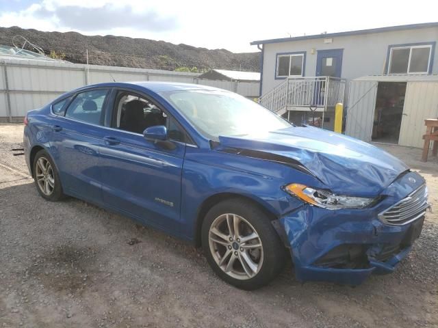 2018 Ford Fusion SE Hybrid