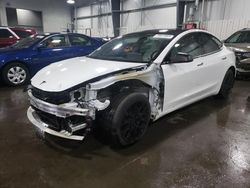 Salvage cars for sale at Ham Lake, MN auction: 2022 Tesla Model 3