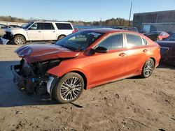 Salvage cars for sale from Copart Fredericksburg, VA: 2022 KIA Forte GT Line