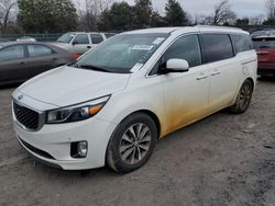 Salvage cars for sale from Copart Madisonville, TN: 2016 KIA Sedona EX