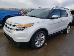 Salvage cars for sale at Louisville, KY auction: 2014 Ford Explorer Limited