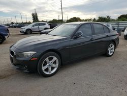 Salvage cars for sale from Copart Miami, FL: 2015 BMW 320 I