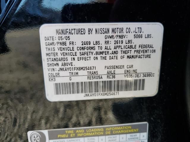 2006 Infiniti M35 Base