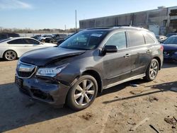 Salvage cars for sale from Copart Fredericksburg, VA: 2015 Acura MDX Advance