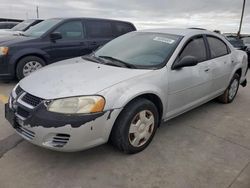 Salvage cars for sale at Grand Prairie, TX auction: 2005 Dodge Stratus SXT