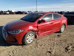 Vehiculos salvage en venta de Copart Amarillo, TX: 2018 Hyundai Elantra SE