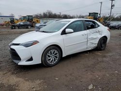 Salvage cars for sale from Copart Hillsborough, NJ: 2018 Toyota Corolla L