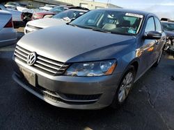 Salvage cars for sale at Martinez, CA auction: 2015 Volkswagen Passat S