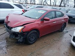 Salvage cars for sale from Copart Bridgeton, MO: 2014 Nissan Sentra S