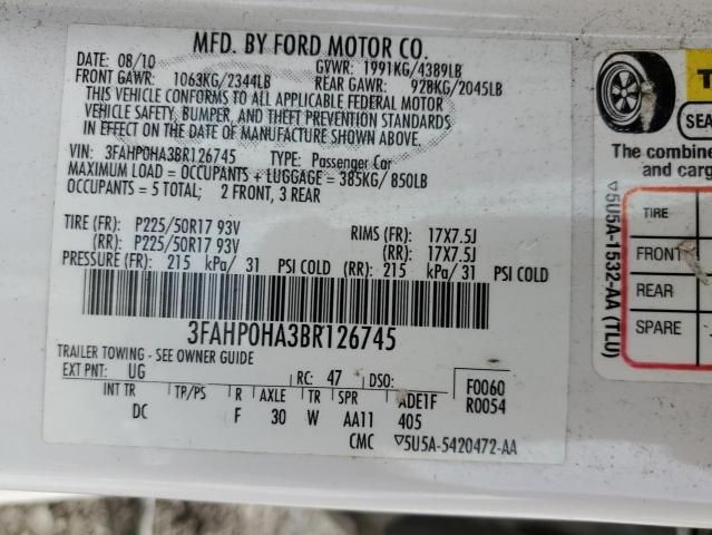 2011 Ford Fusion SE